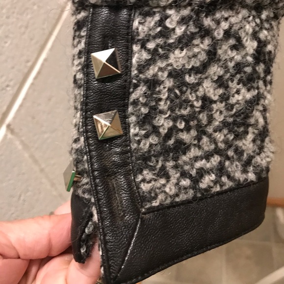 Sparkle & Fade cropped jacket Leather Trim Small - Picture 7 of 8